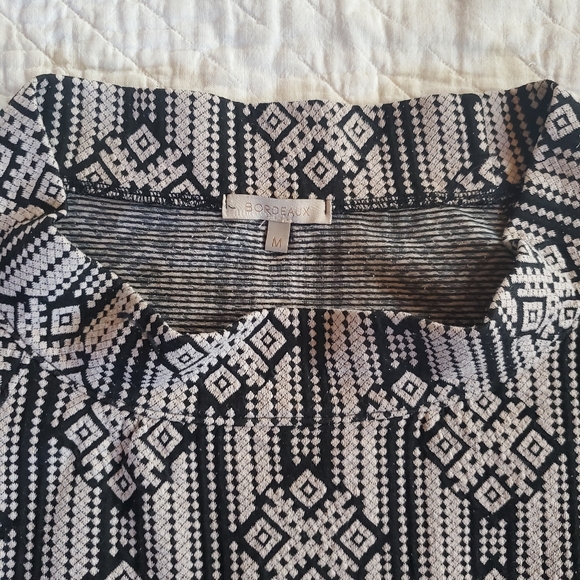 Anthro Mod Geometric Pattern Shirt - Picture 2 of 5